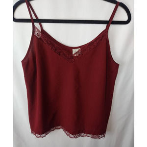 Peper Crane Blouse Women's 5 Red Polyester (B-40)